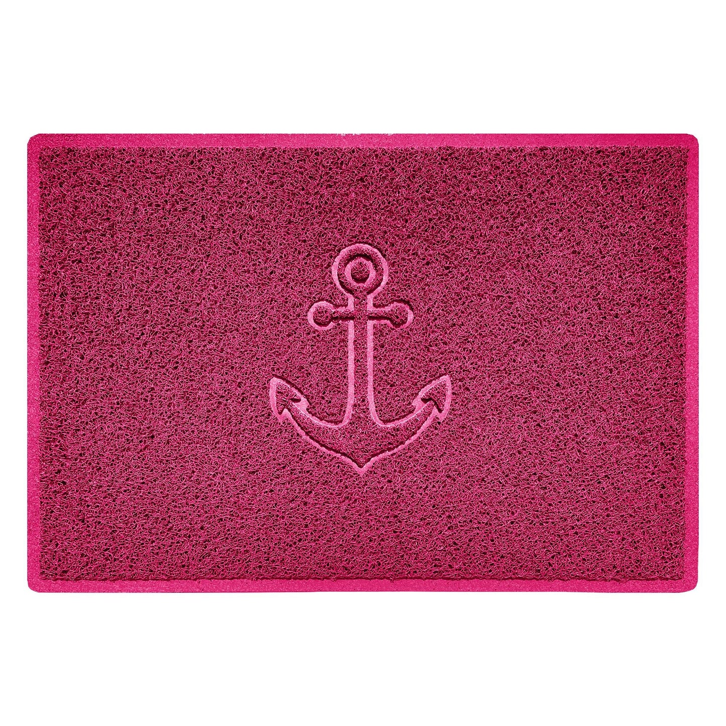 Nicoman Anchor Embossed Spaghetti Door Mat | Indoor & Outdoor | 8 Colours, 4 Sizes