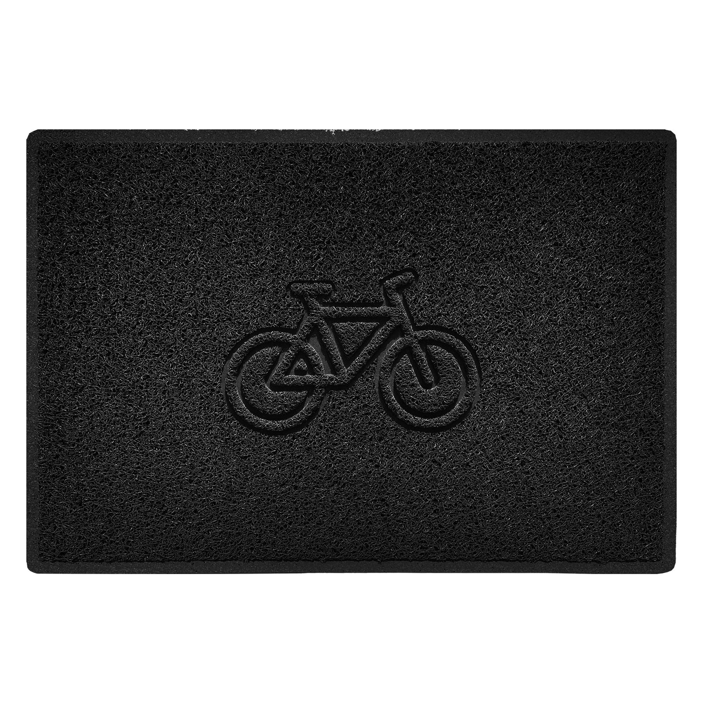 Nicoman Cycle Embossed Spaghetti Doormat | Indoor & Outdoor | Non-Slip | Machine Washable