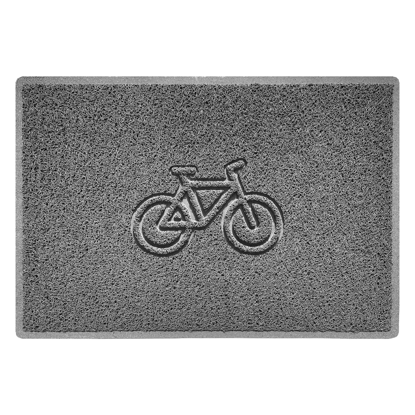 Nicoman Cycle Embossed Spaghetti Doormat | Indoor & Outdoor | Non-Slip | Machine Washable