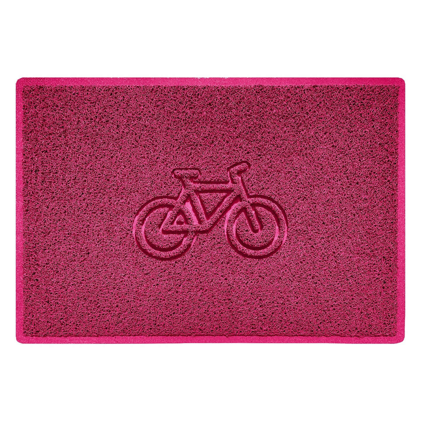 Nicoman Cycle Embossed Spaghetti Doormat | Indoor & Outdoor | Non-Slip | Machine Washable