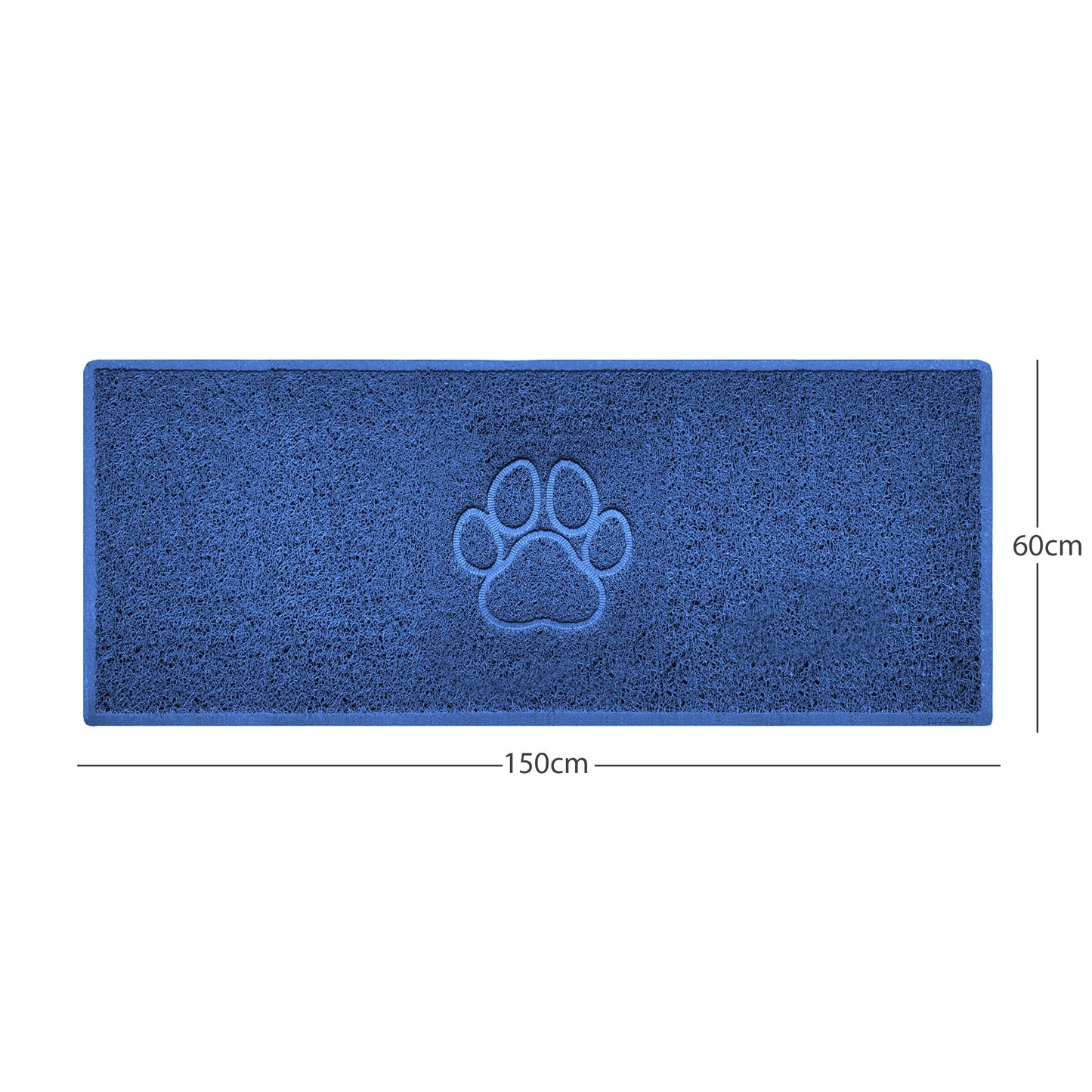 Nicoman Paw Print Embossed Spaghetti Door Mat | Indoor & Outdoor | Non-Slip