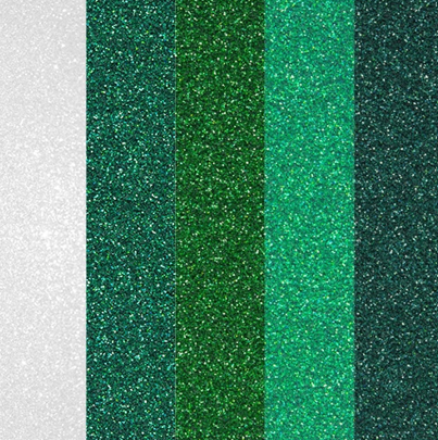 Glitter Gems 5-Shade Pressed Glitter Eyeshadow Palette | Vegan & Cruelty-Free