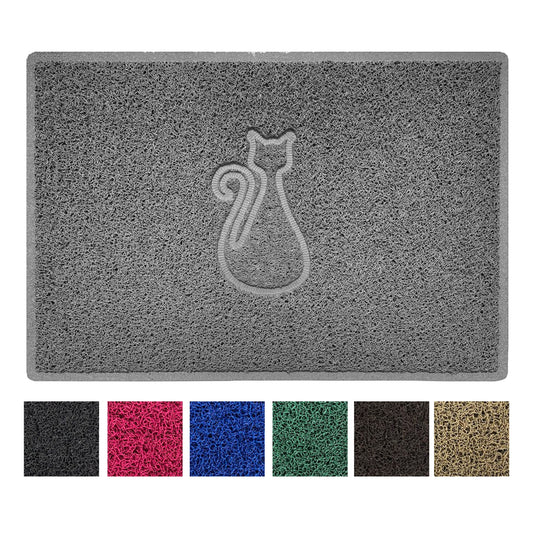 Nicoman Cat Embossed Spaghetti Door Mat | Indoor & Outdoor | Multiple Colours & Sizes