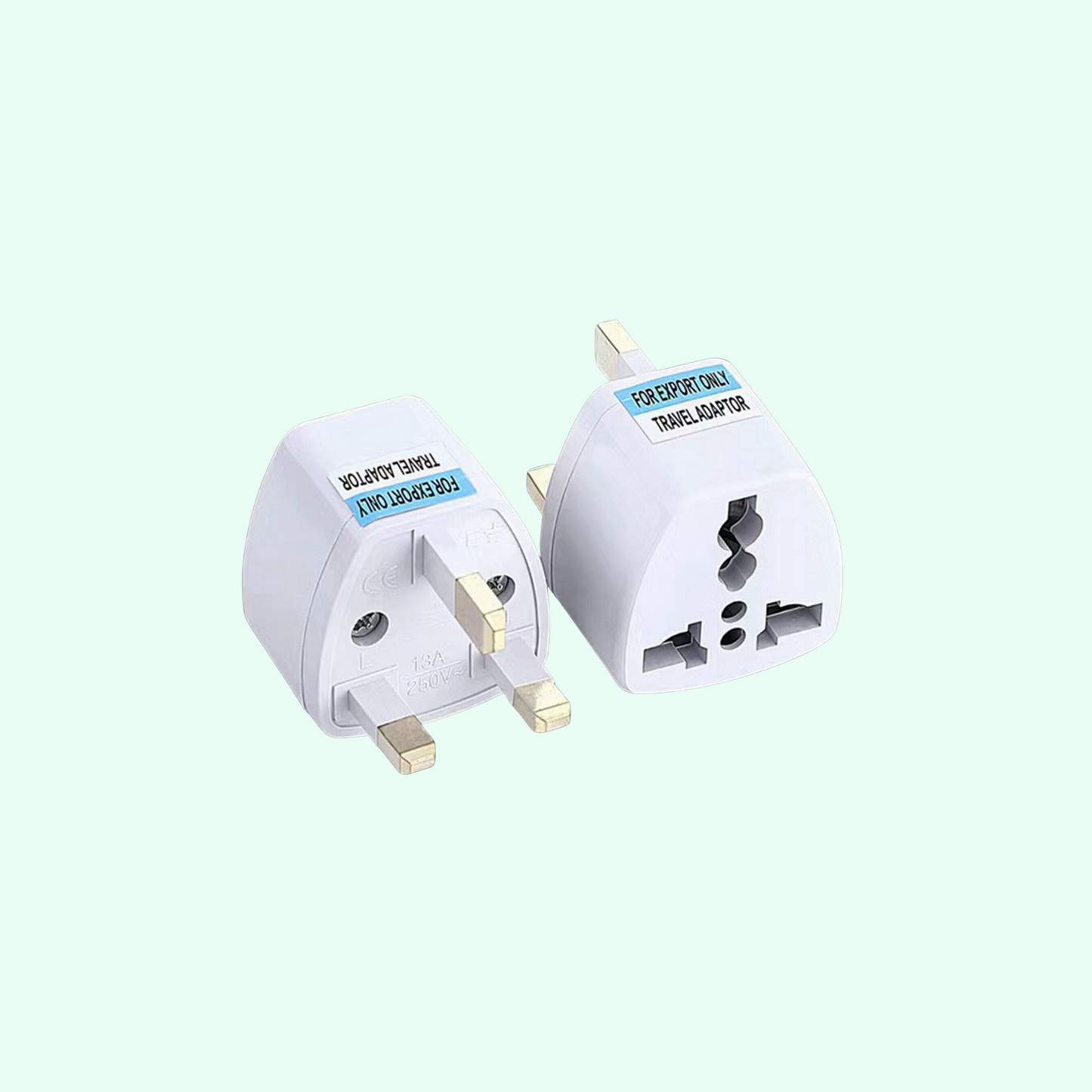 Universal Travel Plug Adapter – EU, US, AU, CN to UK Type G Converter