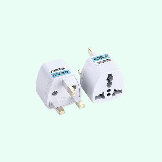 Universal Travel Plug Adapter – EU, US, AU, CN to UK Type G Converter