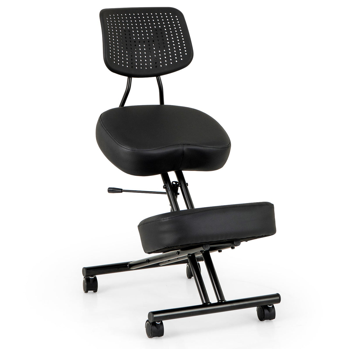 Ergonomic Kneeling Chair Posture Correction Stool with Back Support