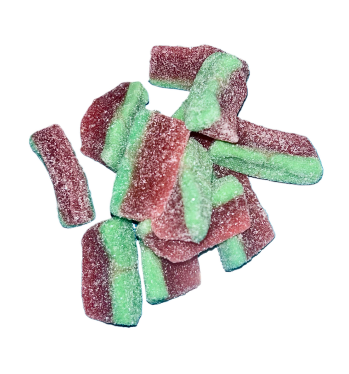 Sprudelnde Wassermelonenscheiben
