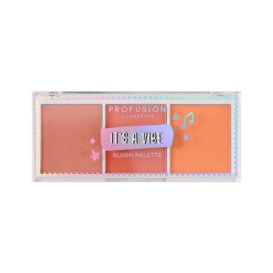 IT'S A VIBE | ADMIT ONE PALETA DE COLORETES DE 3 TONOS