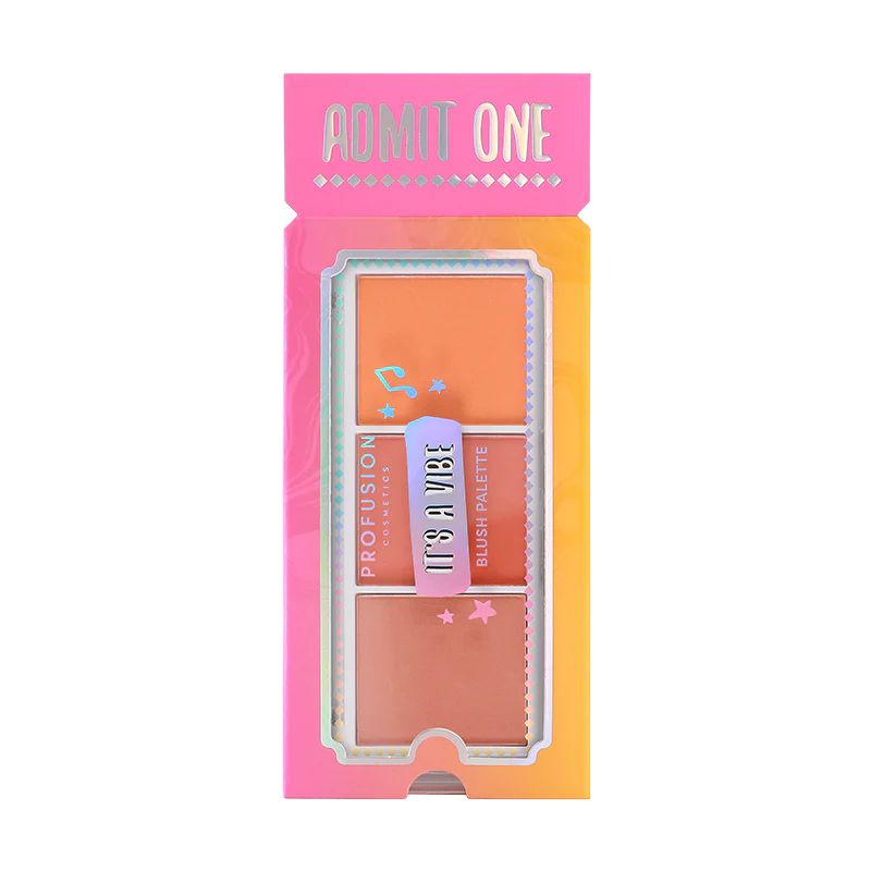 IT'S A VIBE | ADMIT ONE 3-FARBEN-ROUGE-PALETTE