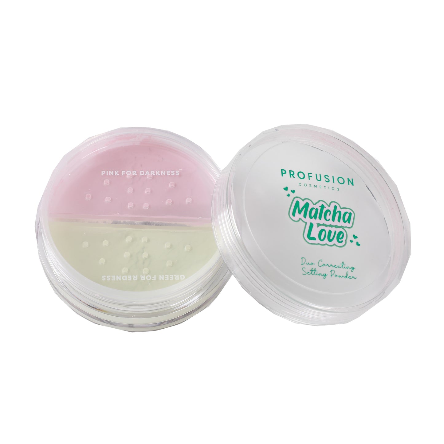 Matcha Love korrigierendes Puder & Kabuki-Pinsel
