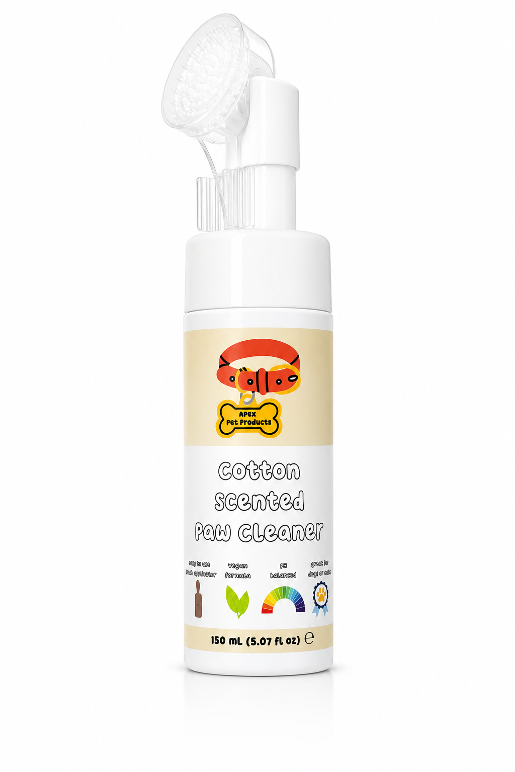 Scented Paw Cleaner with brush
