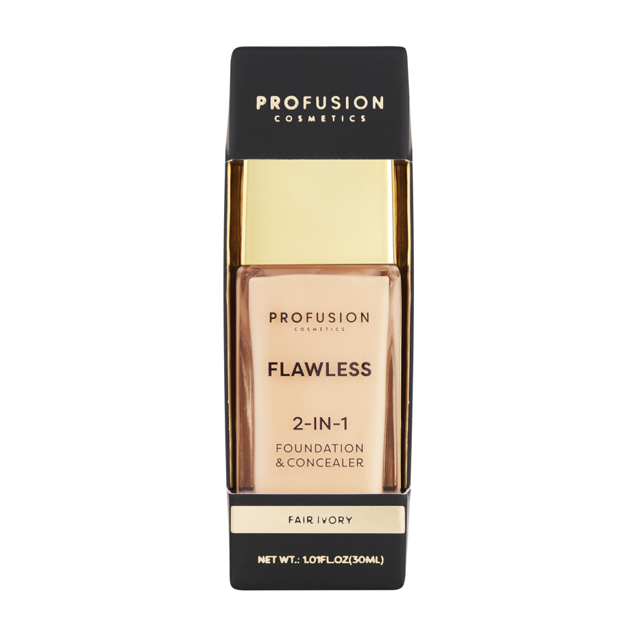 Flawless 2-in-1 Foundation & Concealer by Profusion Cosmetics