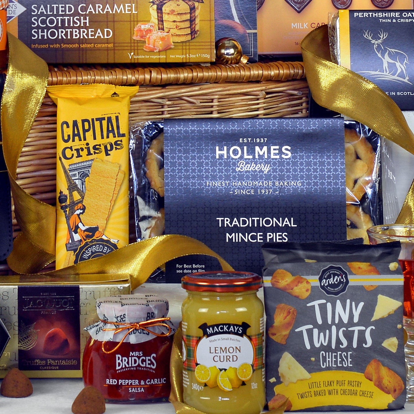 Festive Feast Hamper – Premium Weihnachtskorb mit Prosecco & Gourmet-Köstlichkeiten