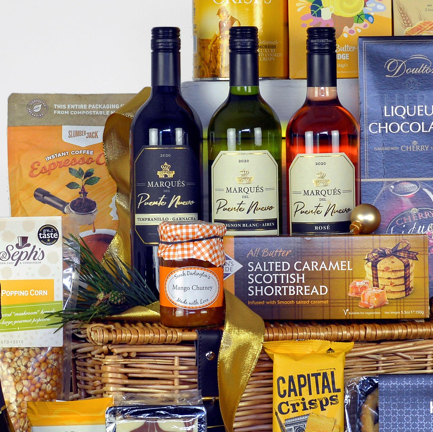 Festive Feast Hamper – Premium Weihnachtskorb mit Prosecco & Gourmet-Köstlichkeiten