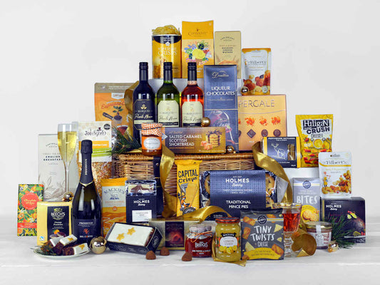 Festive Feast Hamper – Premium Weihnachtskorb mit Prosecco & Gourmet-Köstlichkeiten