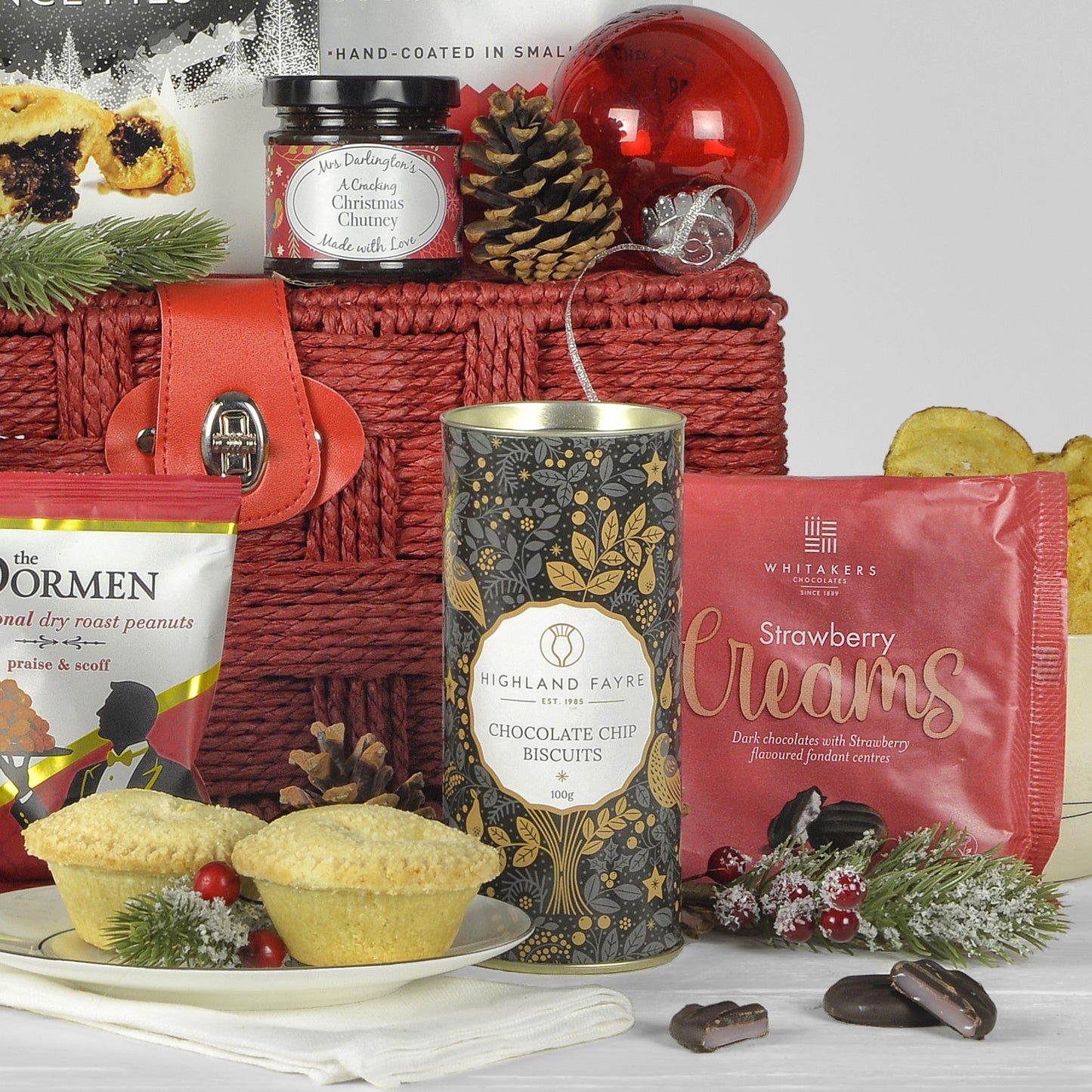 Christmas-Geschenkkorb „First Noel“ – Luxuriöses Weihnachts-Schlemmerpaket