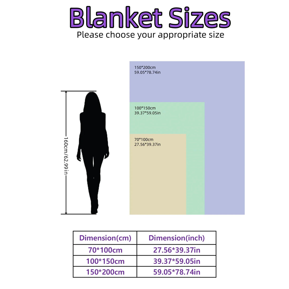 Luxury Plush Fleece Throw Blanket - Ultra Warm Dense Weave Flannel Sofa Bed Cover