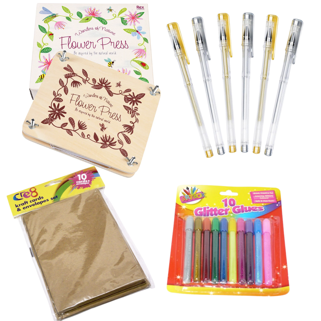Flower Press Card Making Kit