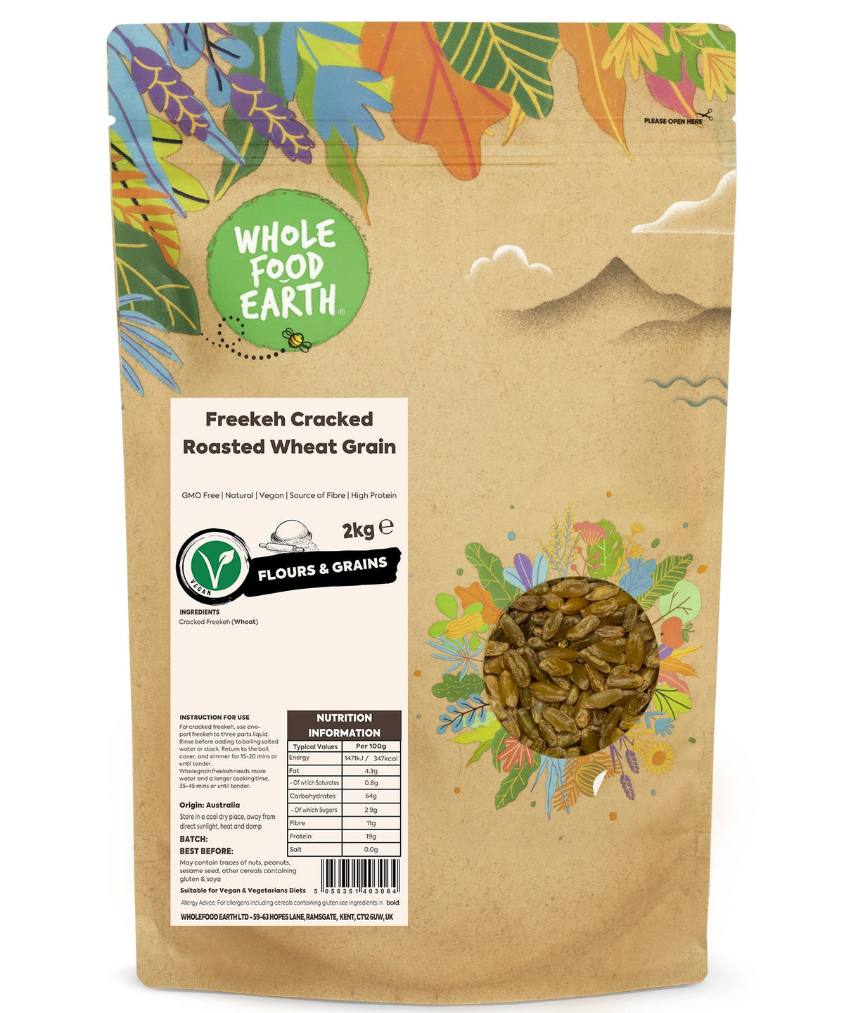 Trigo Candeal Tostado Troceado Freekeh
