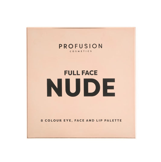 PALETA FULL FACE NUDE | PALETA DE 8 TONOS PARA OJOS, ROSTRO Y LABIOS