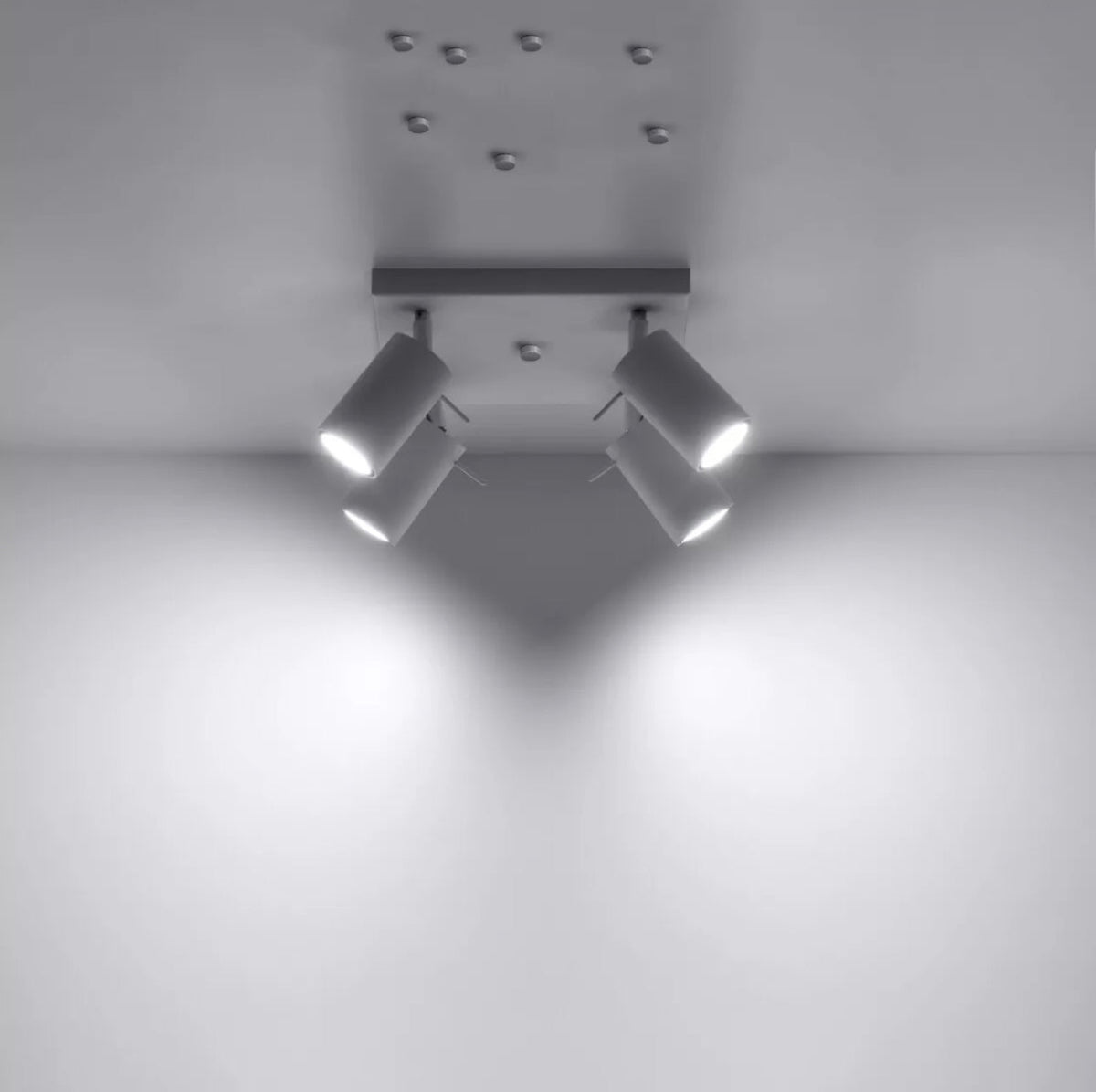 Ceiling lamp steel Ring modern Design GU10