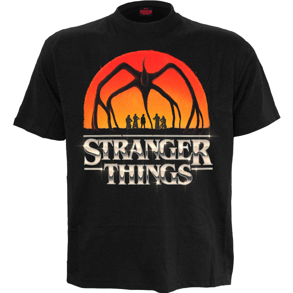 MIND FLAYER - Front Print T-Shirt Black