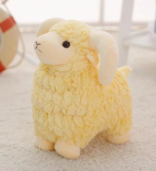 Cute Sheep Plush Stuffed Toy Doll (Single Item)