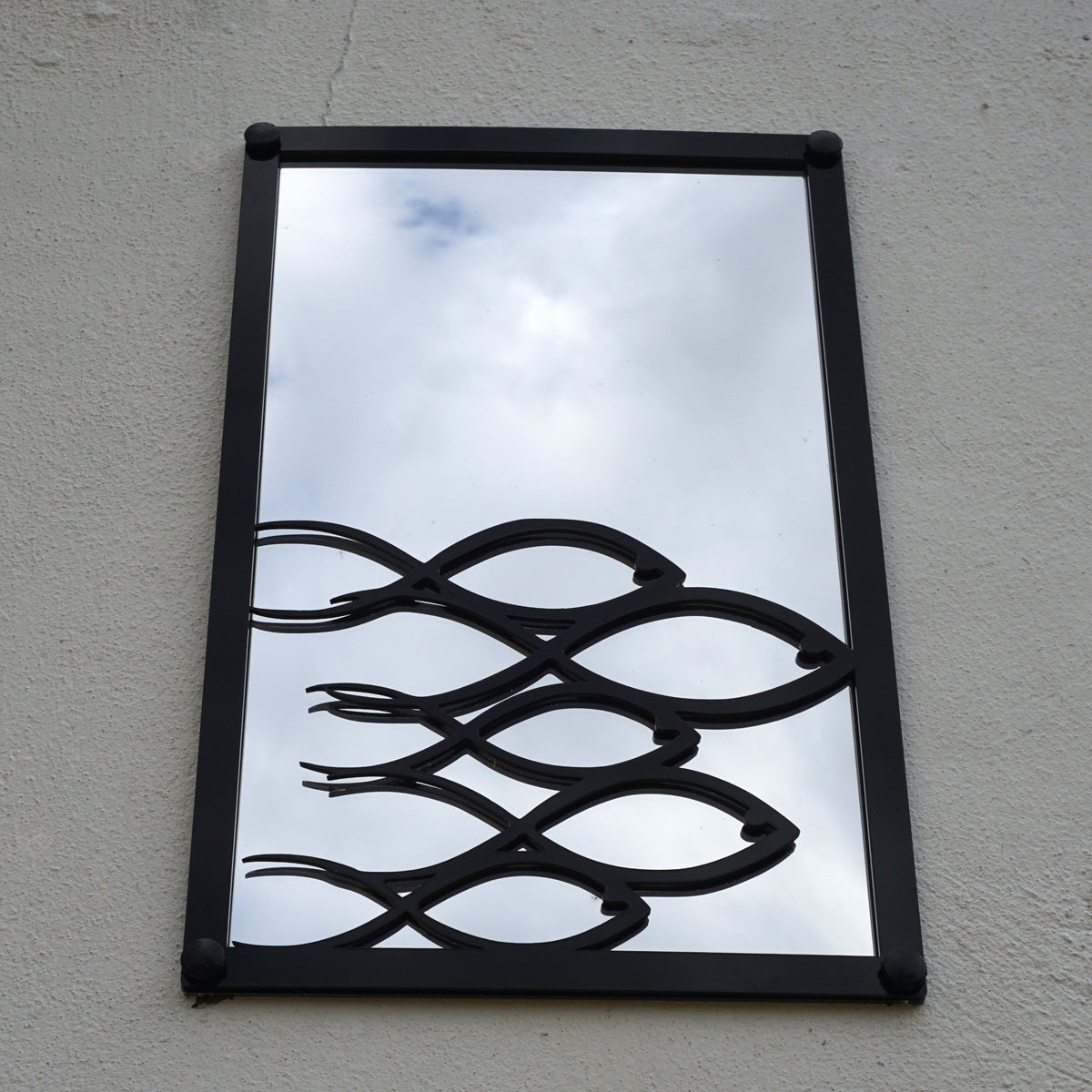 Swimming Fish Garden Mirror