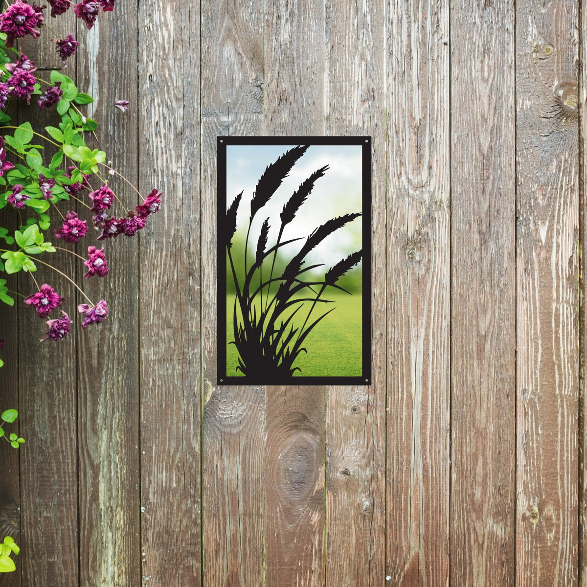 Grasses in the Wind Garden Mirror