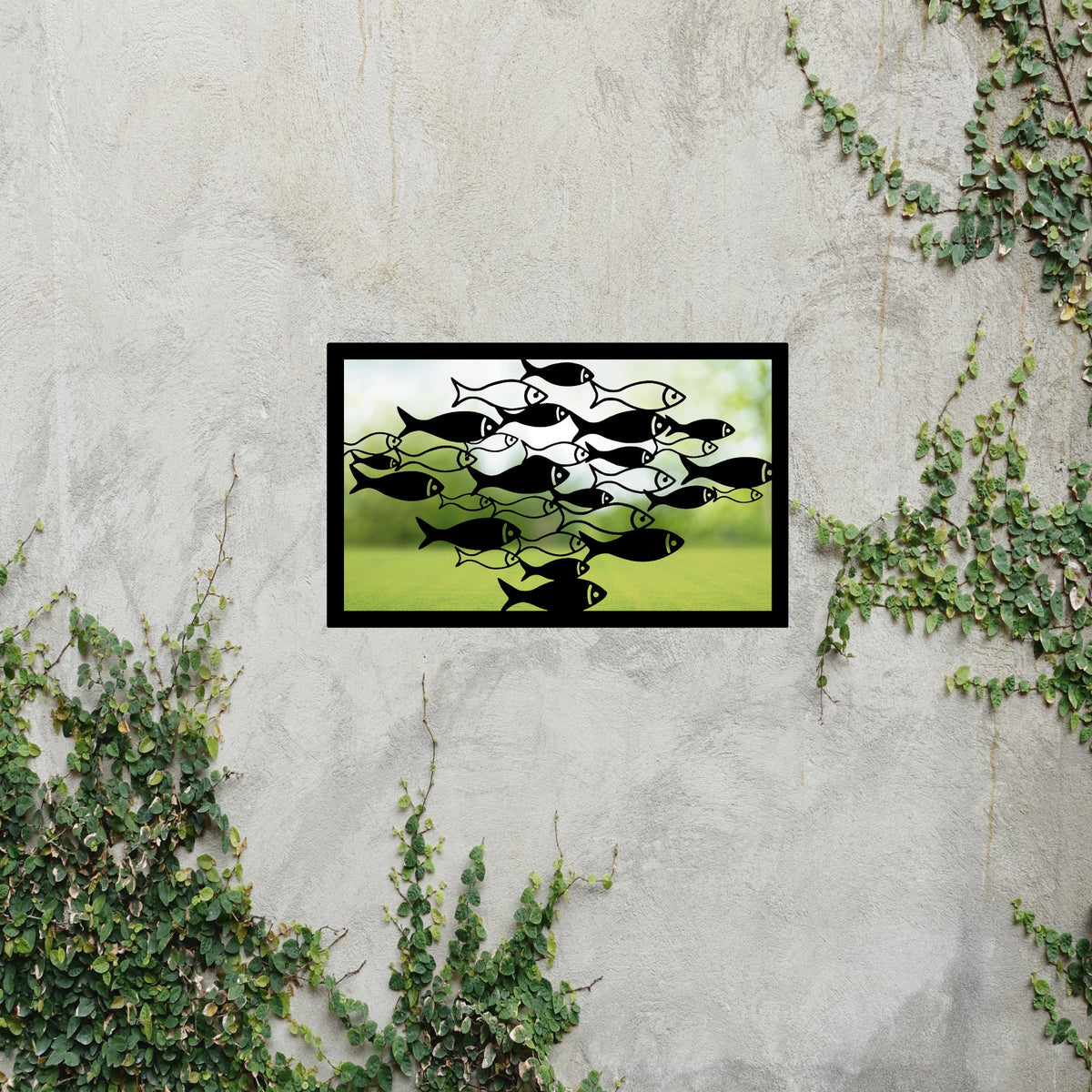 School of Fish Garden Mirror