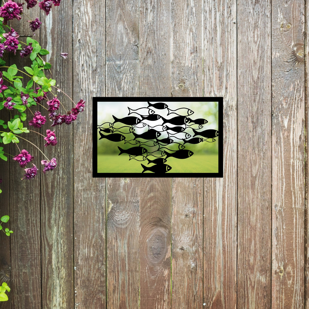School of Fish Garden Mirror