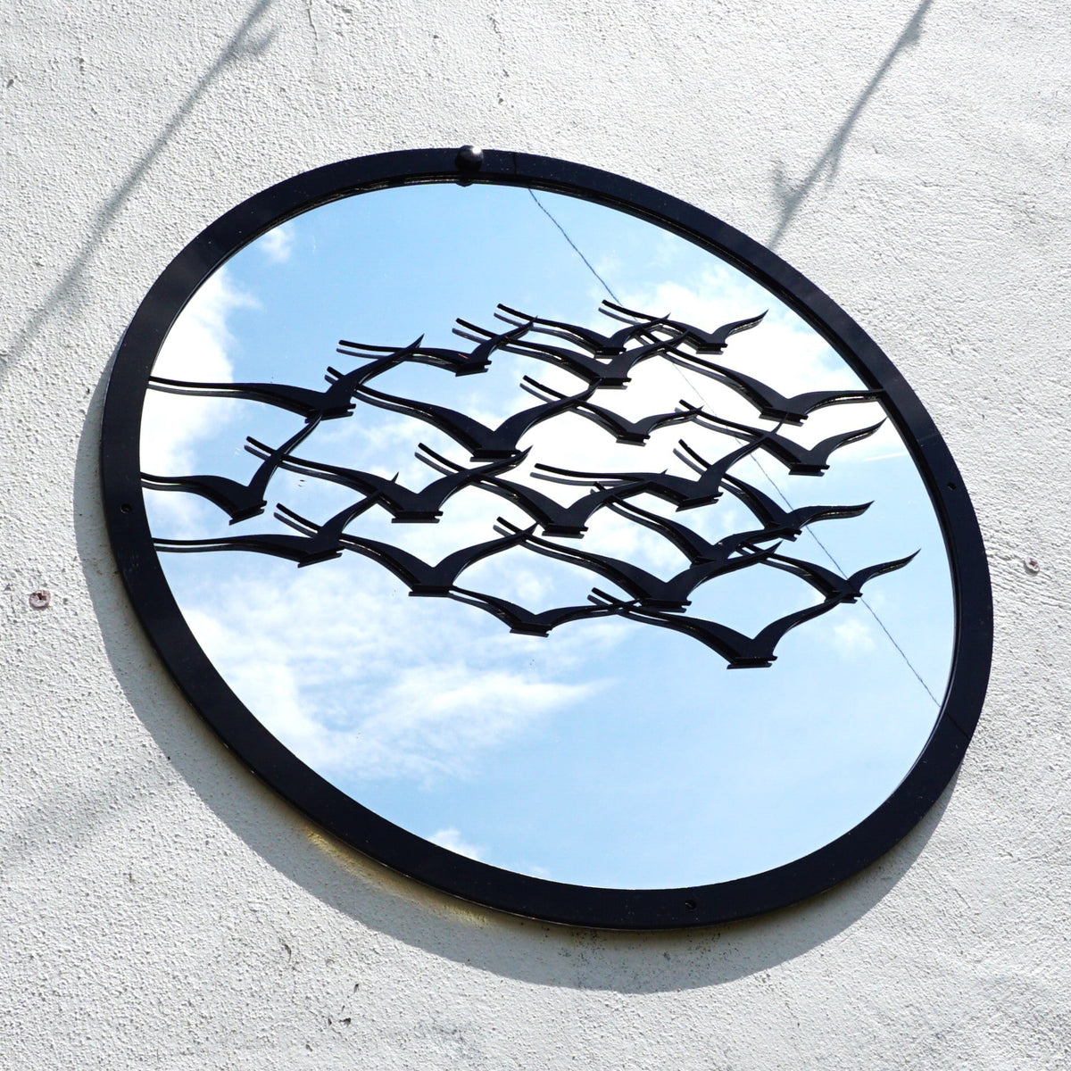 Flock of Birds Garden Mirror