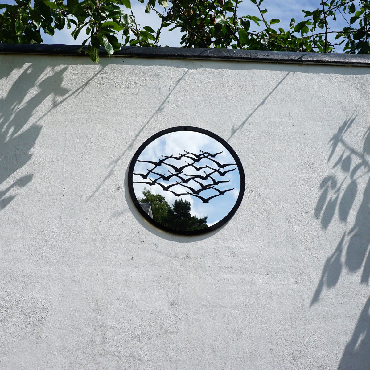 Flock of Birds Garden Mirror