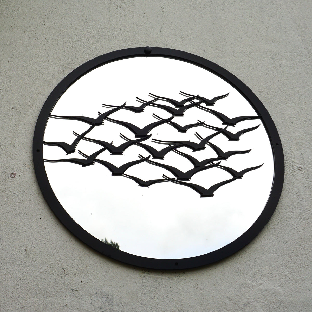 Flock of Birds Garden Mirror