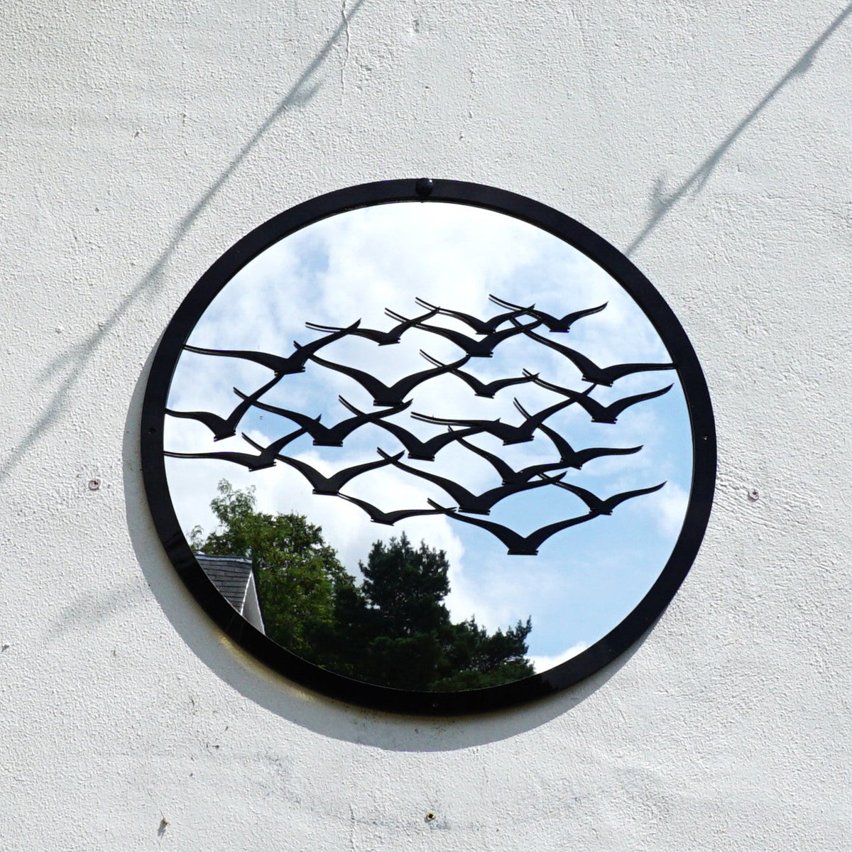 Flock of Birds Garden Mirror