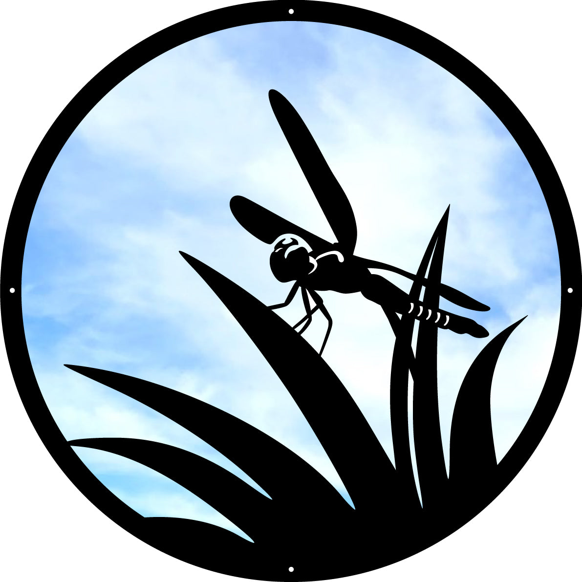 Little Dragonfly Garden Mirror