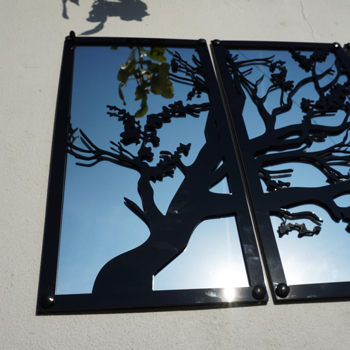 Large Tree Panel Mirror Set