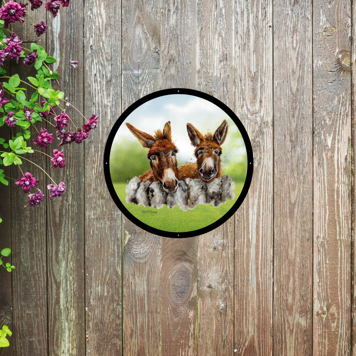 Donkey Garden Mirror