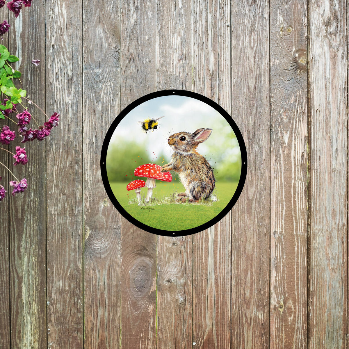Bently and Bumble Garden Mirror