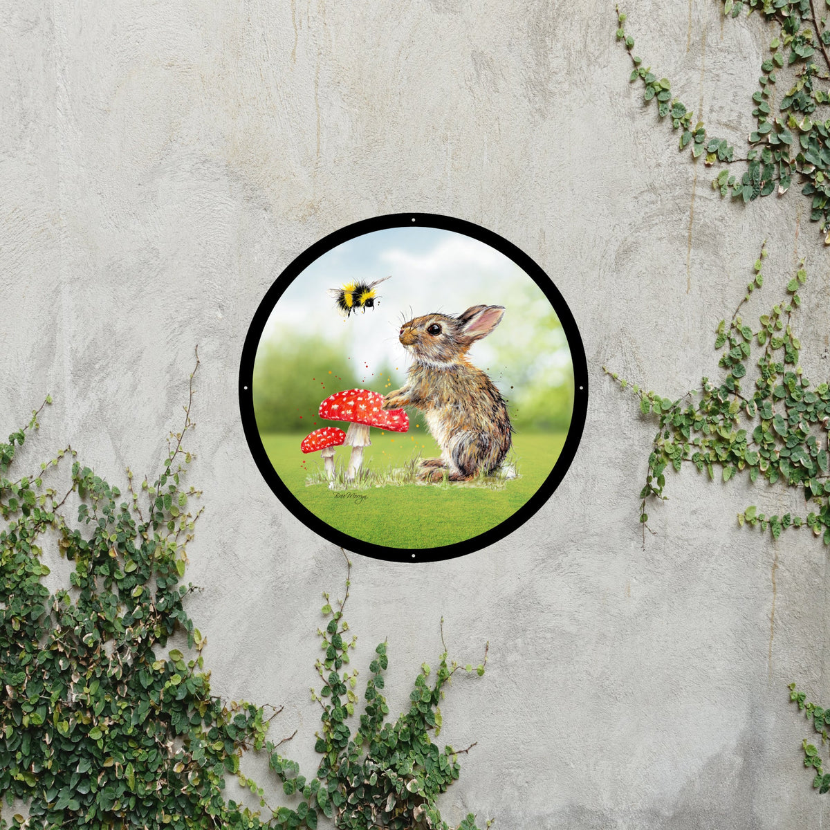 Bently and Bumble Garden Mirror