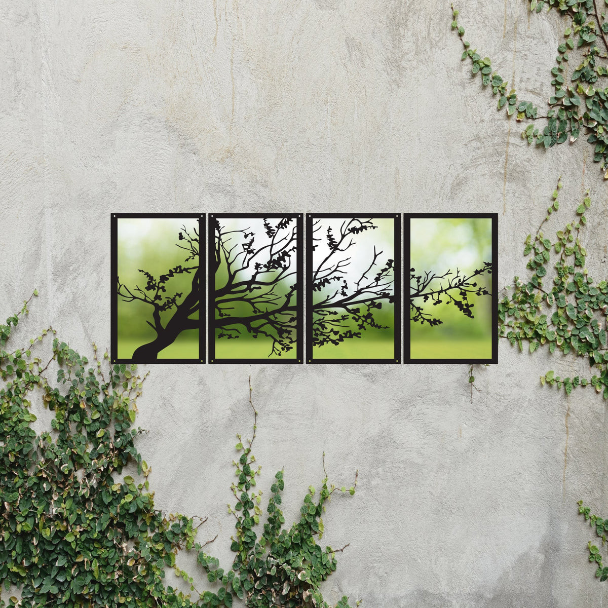 Large Tree Panel Mirror Set