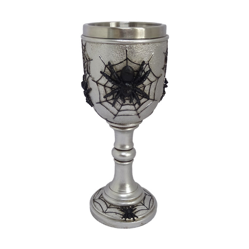Decorative Spider Web Goblet