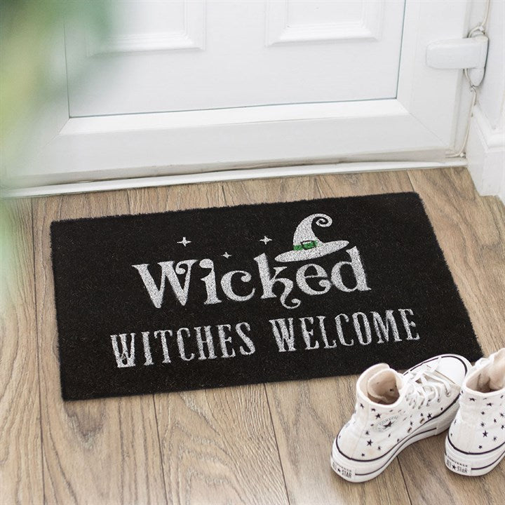 Black Wicked Witches Welcome Doormat