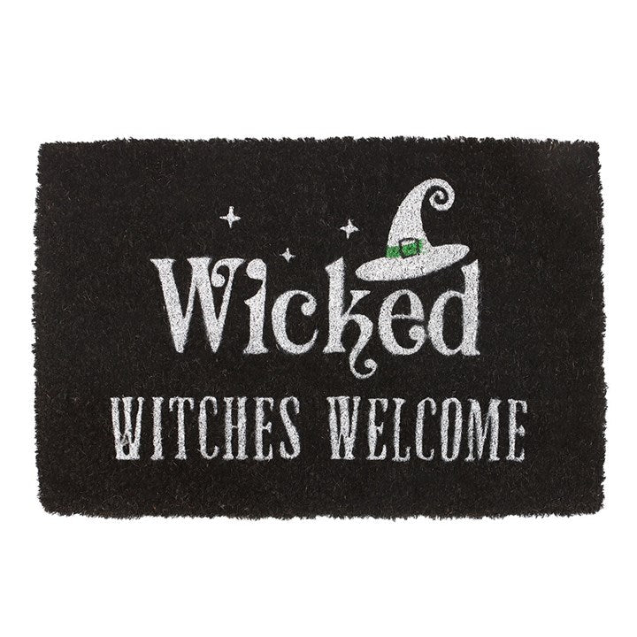 Black Wicked Witches Welcome Doormat
