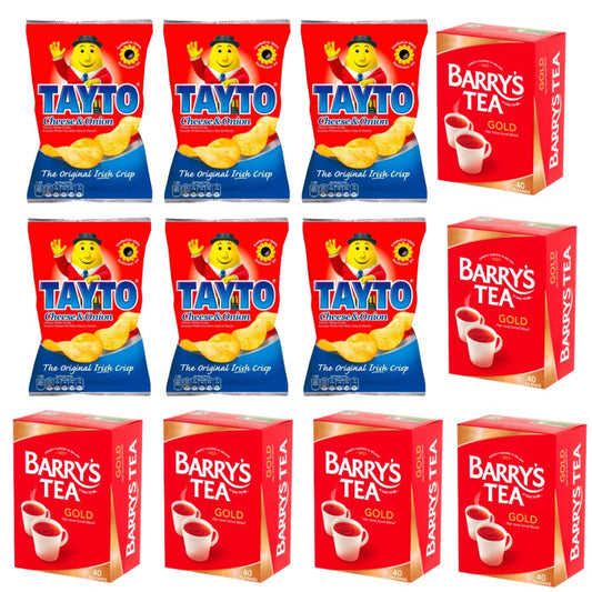 Geschmack von Irland Geschenkbox | Tayto & Barry's Tea | Mittel