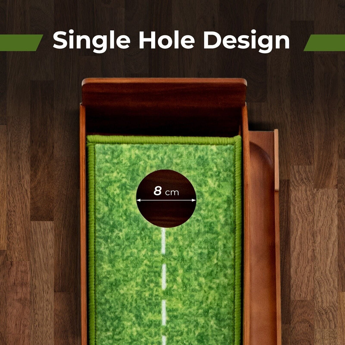 Premium Golf Putting Mat Practice Training Aid Auto Ball Return Indoor Putting Green
