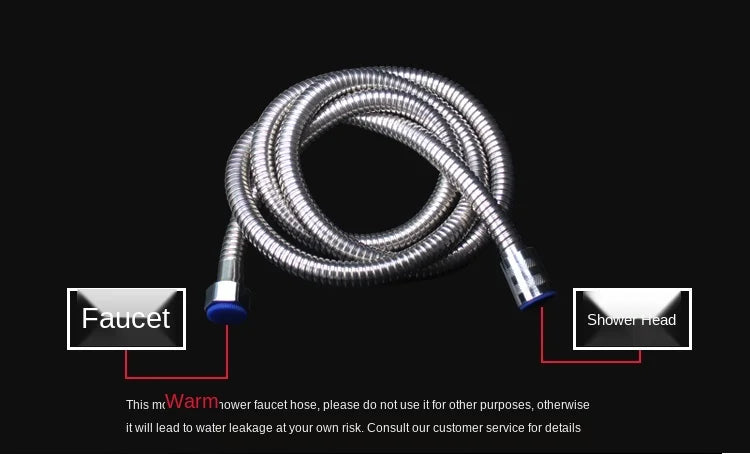 Stainless Steel Shower Hose – Flexible Replacement Pipe for Shower Head & Water Heater (1M–10M)