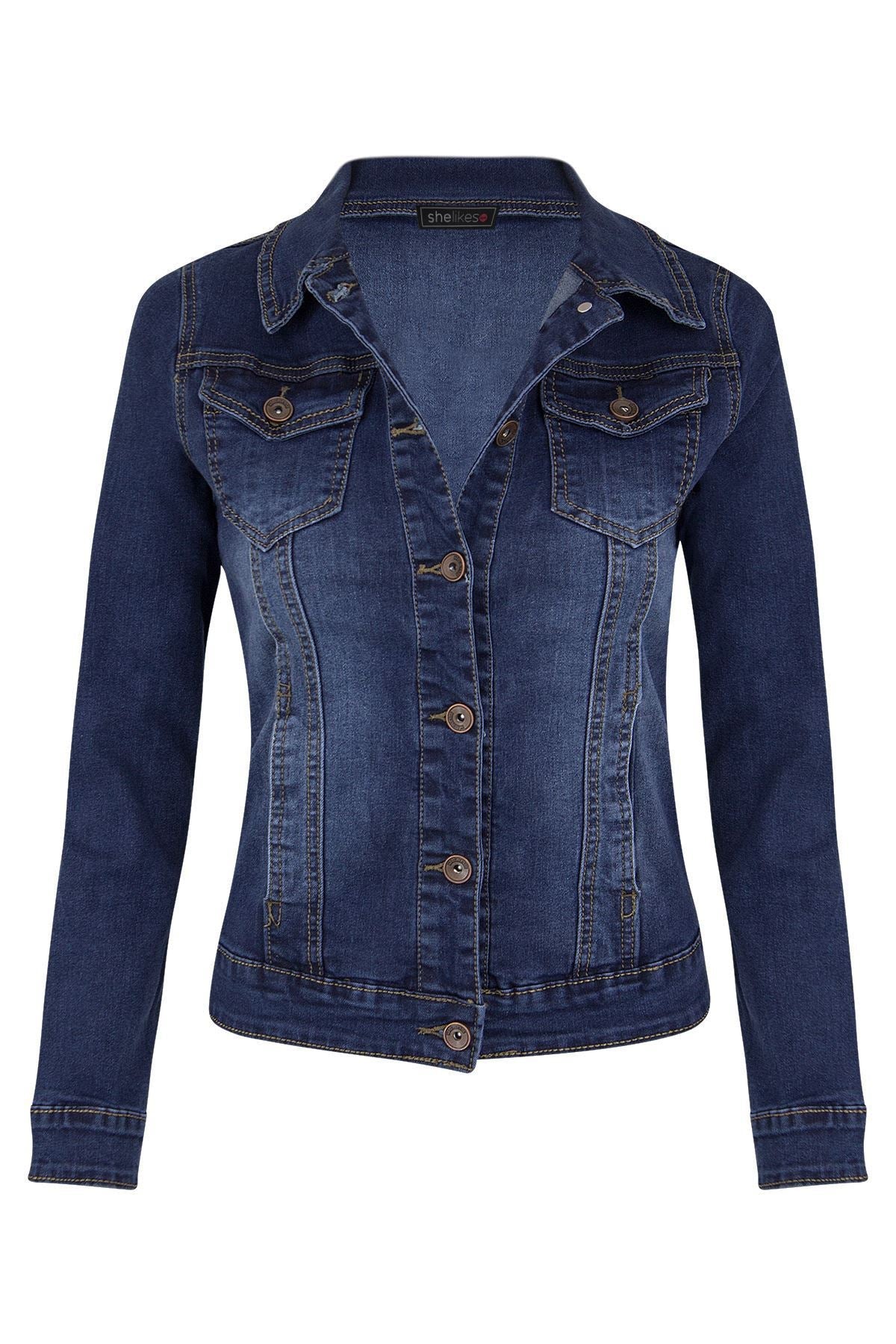 Classic Jeans Denim Jacket Women or Girl Teenager  Veste Femme Chaqueta Mujer