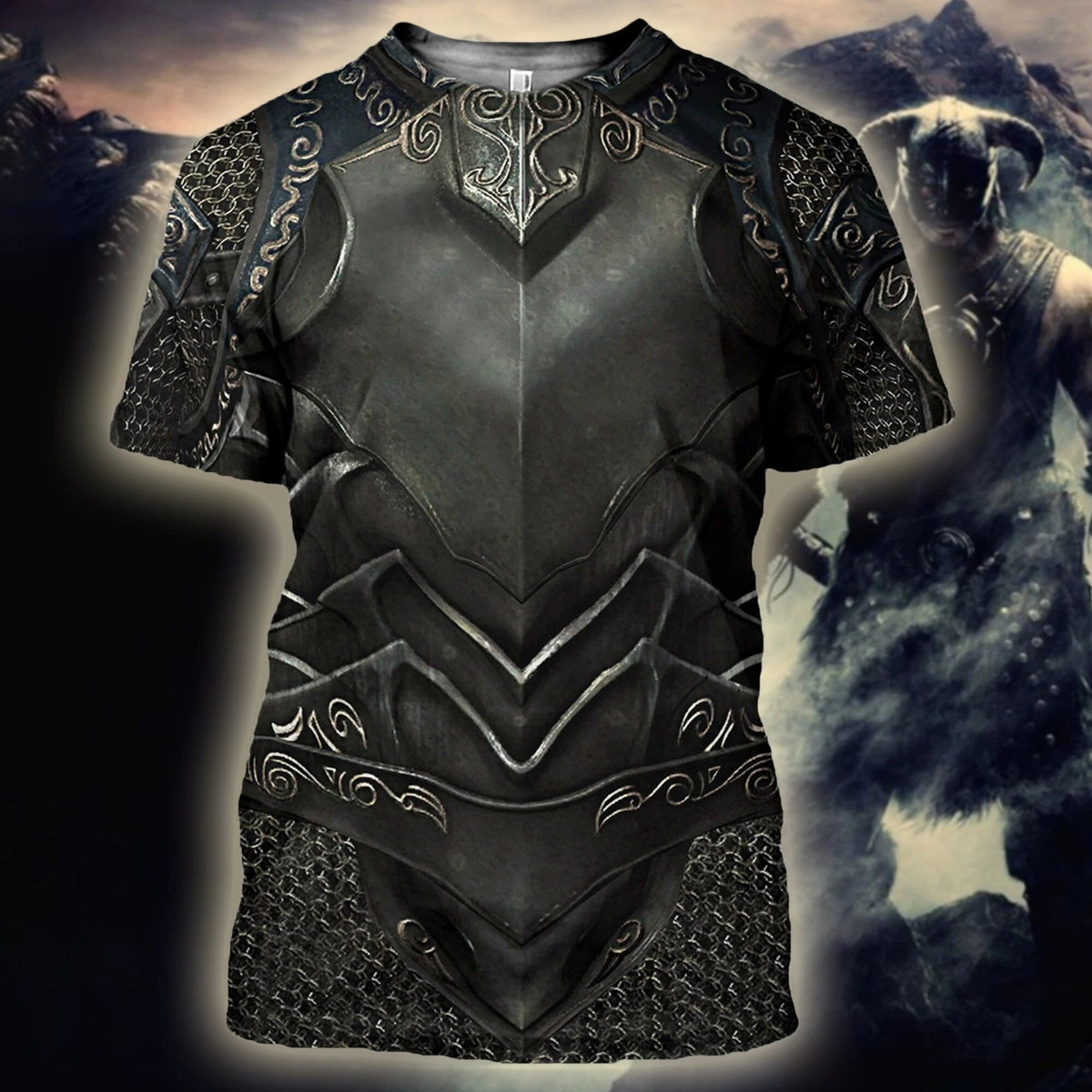 3D Printed Chainmail Knight Armor Men t shirt Knights Templar Fashion Short sleeve shirt summer hip hop Unisex tshirt