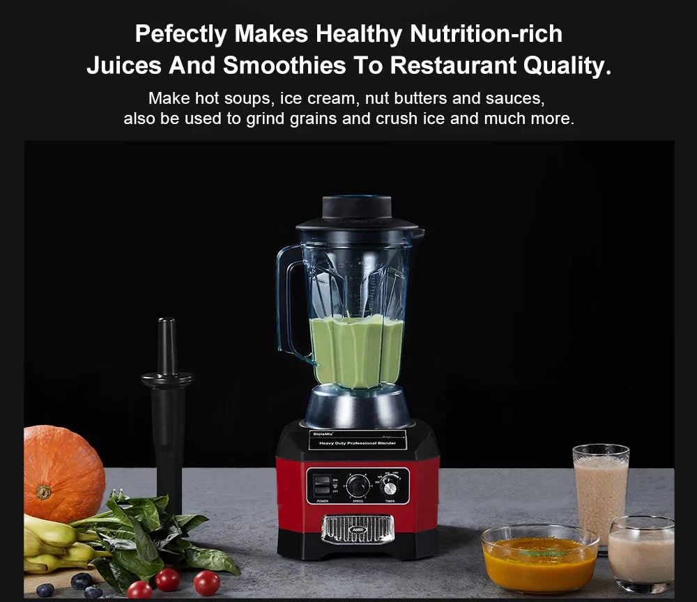 Biolomix A8800 Commercial Bar Blender | 2200W | BPA Free | 7 Year Warranty